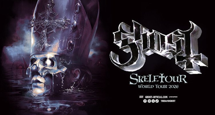 GHOST de retour à Montréal le groupe suédois en concert au Centre Bell le 30 janvier 2026 🎸 Le groupe suédois GHOST amorce sa tournée Skeletour 2026 au Centre Bell le 30 janvier ! Billets en vente le 3 octobre. #Montréal #GHOST #Concerts